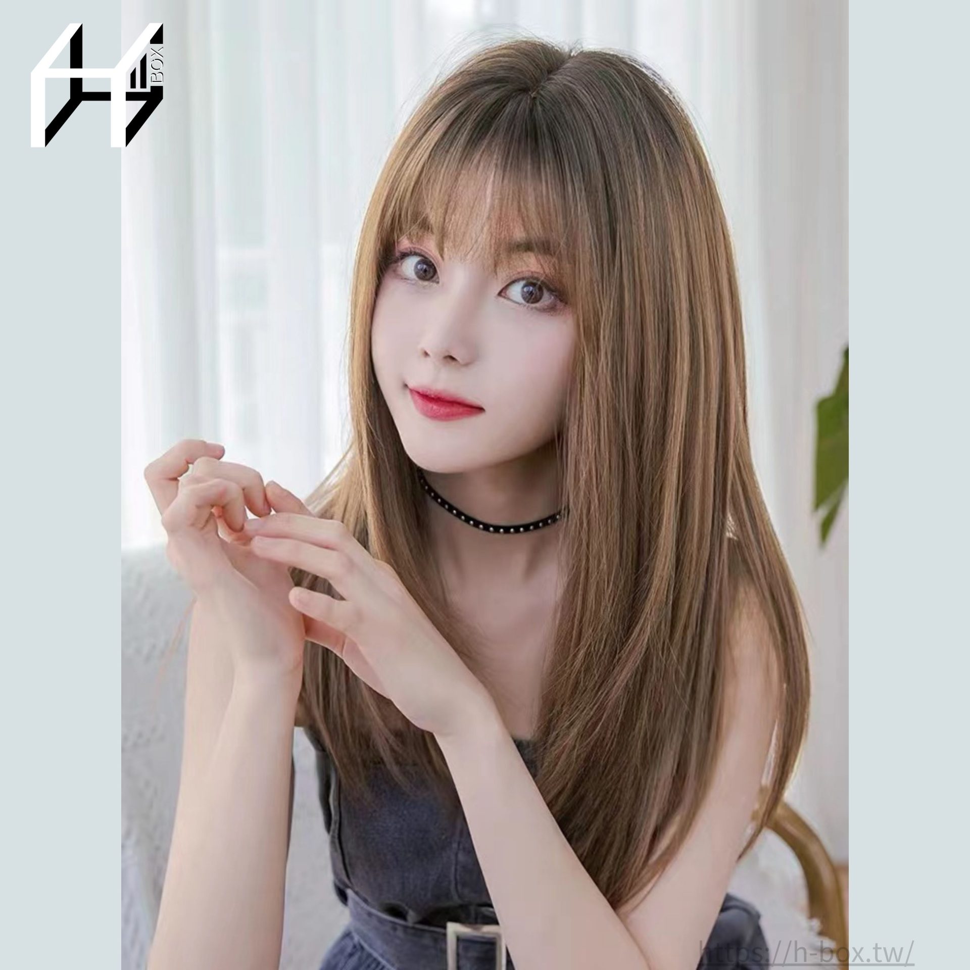 H-BOX假髮 韓系微內捲長髮-蜜茶色/冷棕色/黑茶色 - H BOX