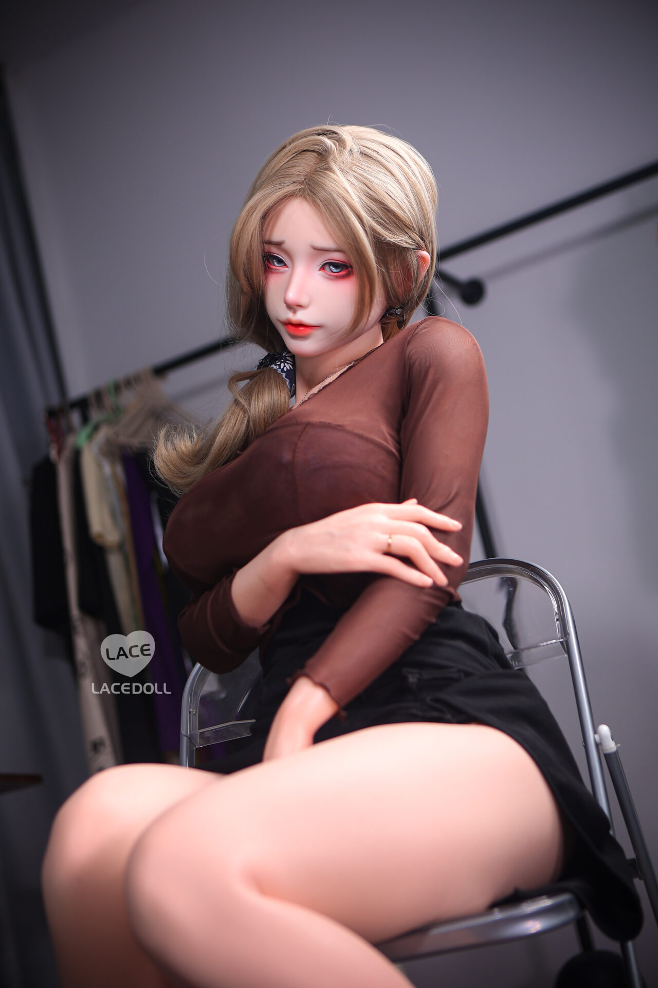 LACEDOLL 蕾絲娃娃 暮雪 少婦黑裙 163cm (H) 可ROS 材質可選:圖片 4